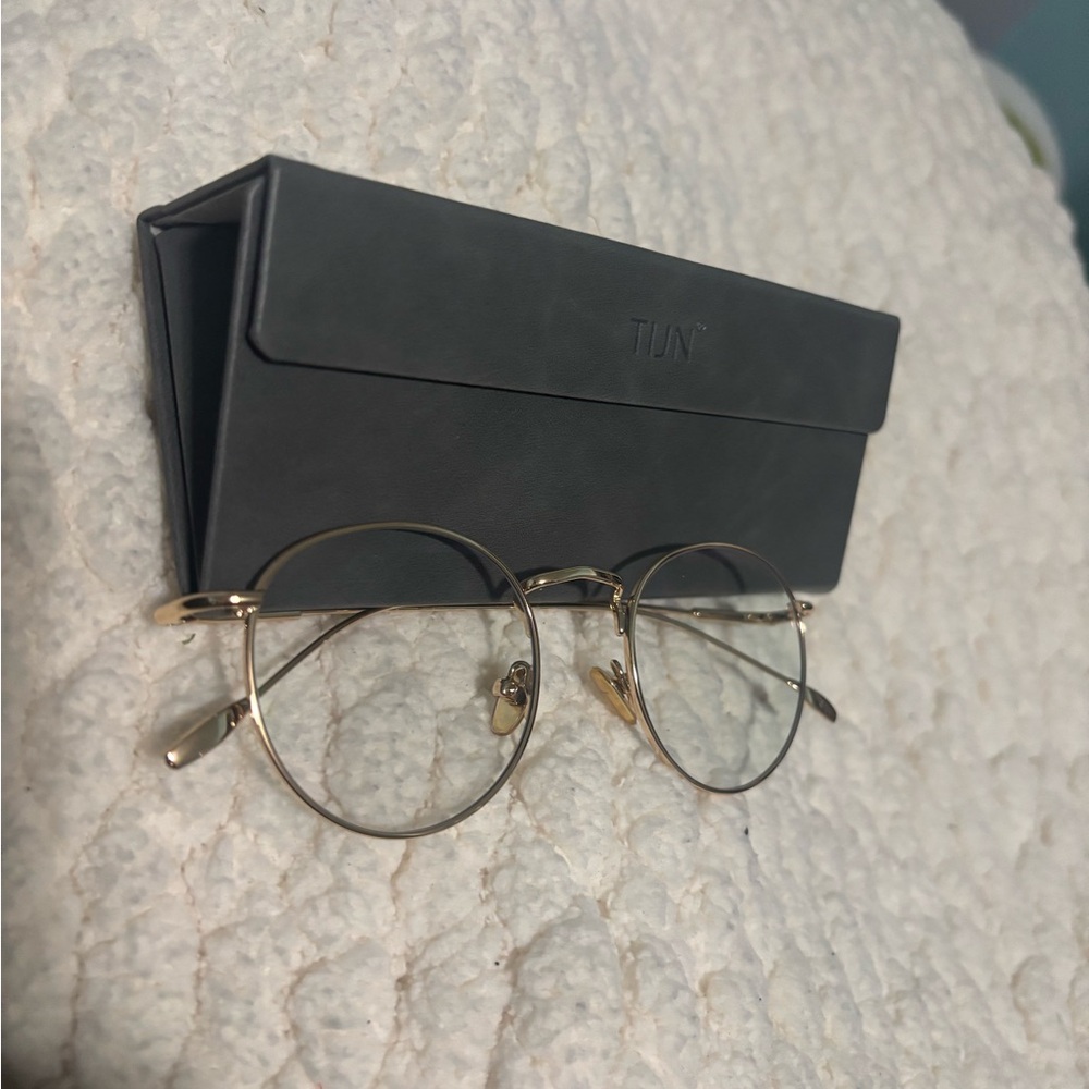 Blue Light Gold Women's Glasses